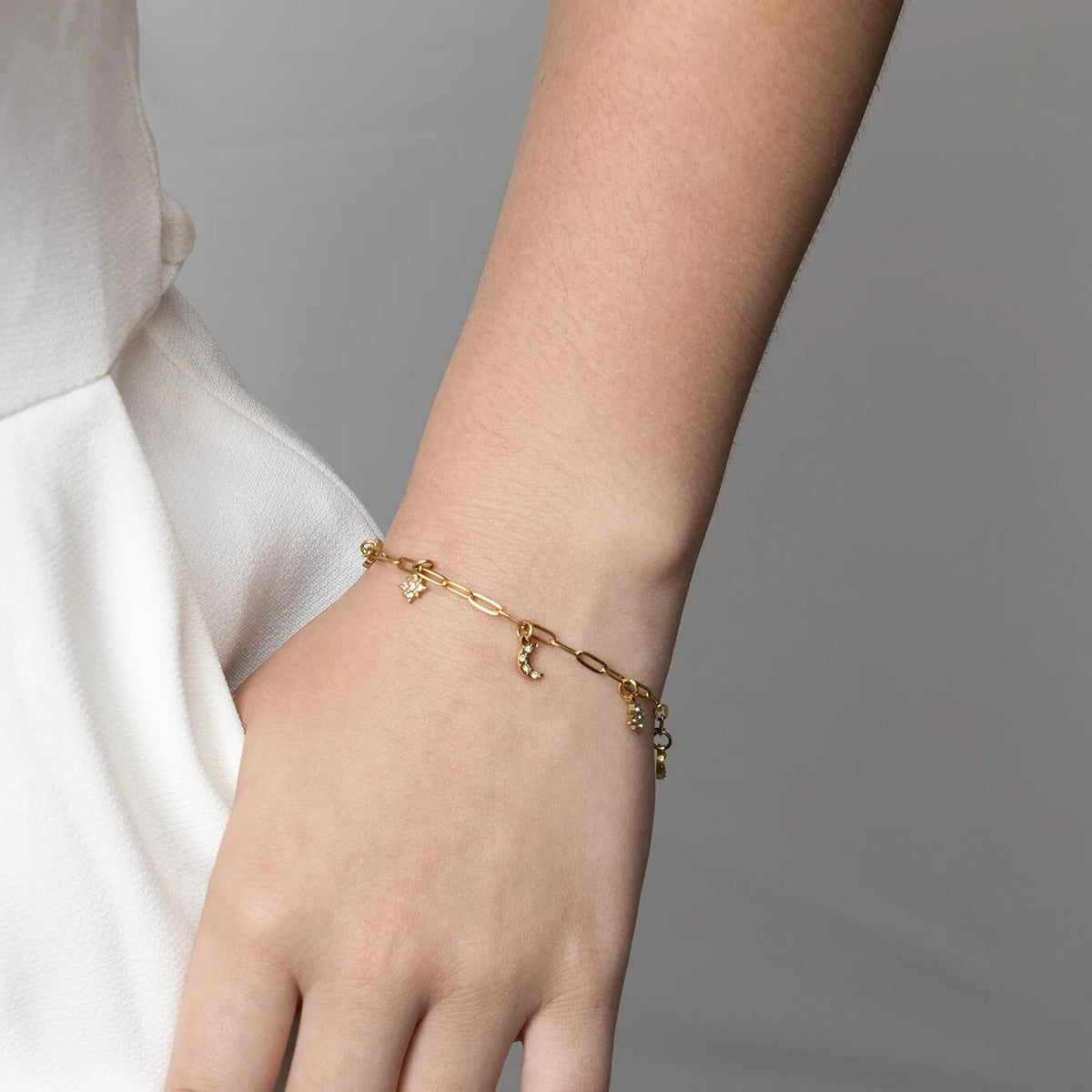Moon Star Charm Bracelet – product image 2
