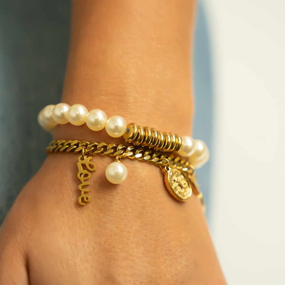 Glass Pearl Bracelet – product image 2