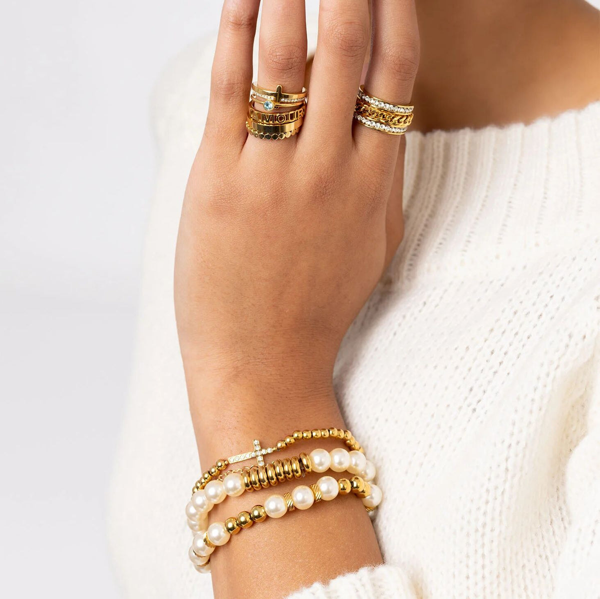 Glass Pearl Bracelet – product image 8