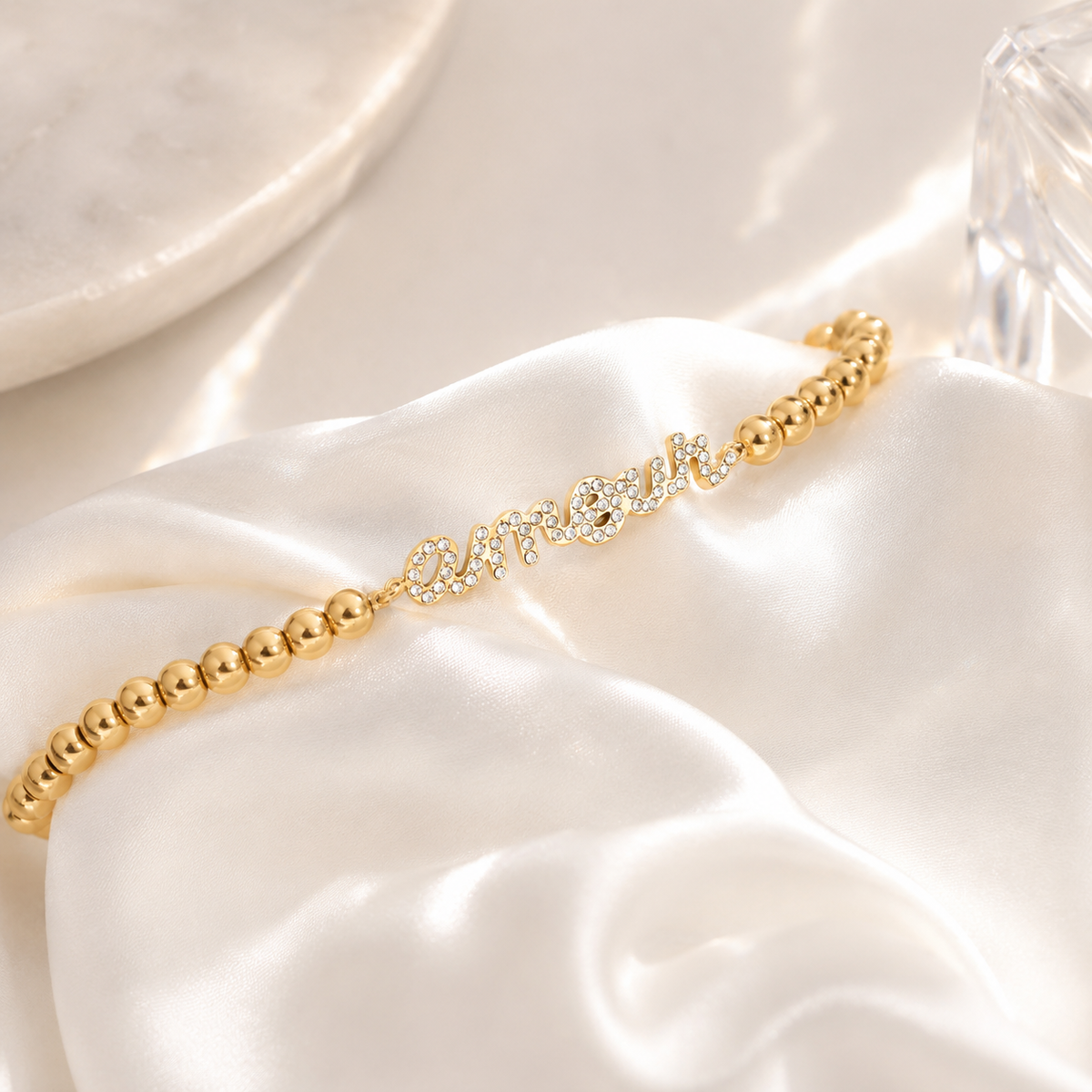 Amour Beaded Stretch Bracelet – product image 3