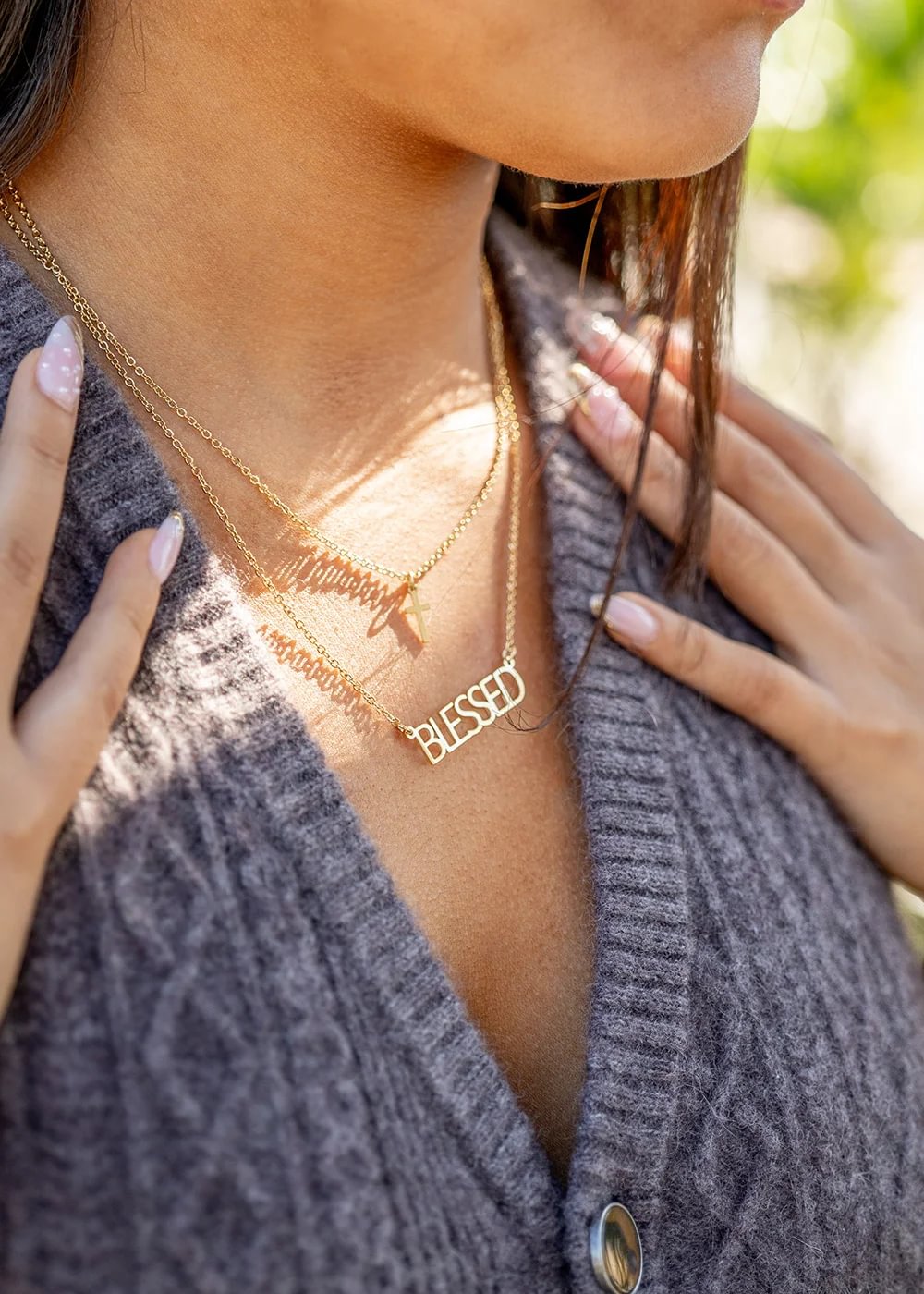 Cross Pendant Necklace – product image 2