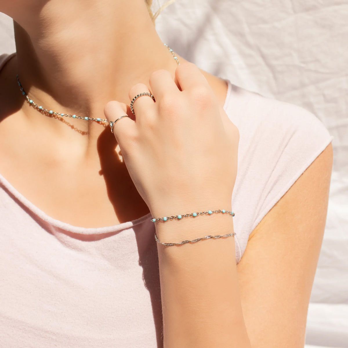 Turquoise Confetti Bracelet – product image 6