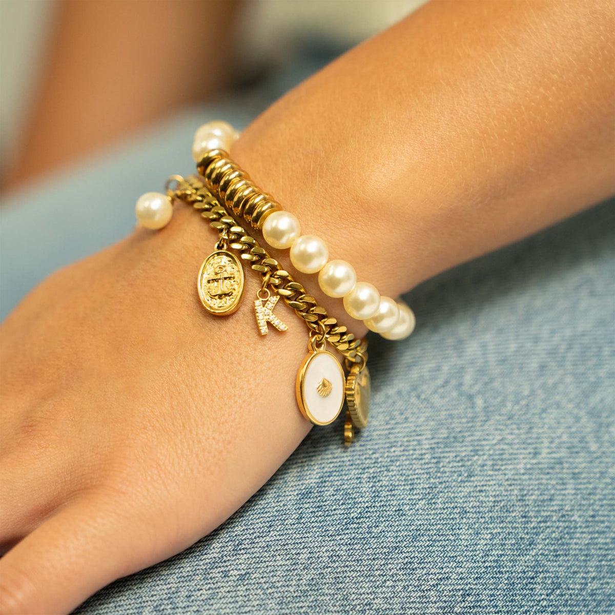 Glass Pearl Bracelet – product image 3
