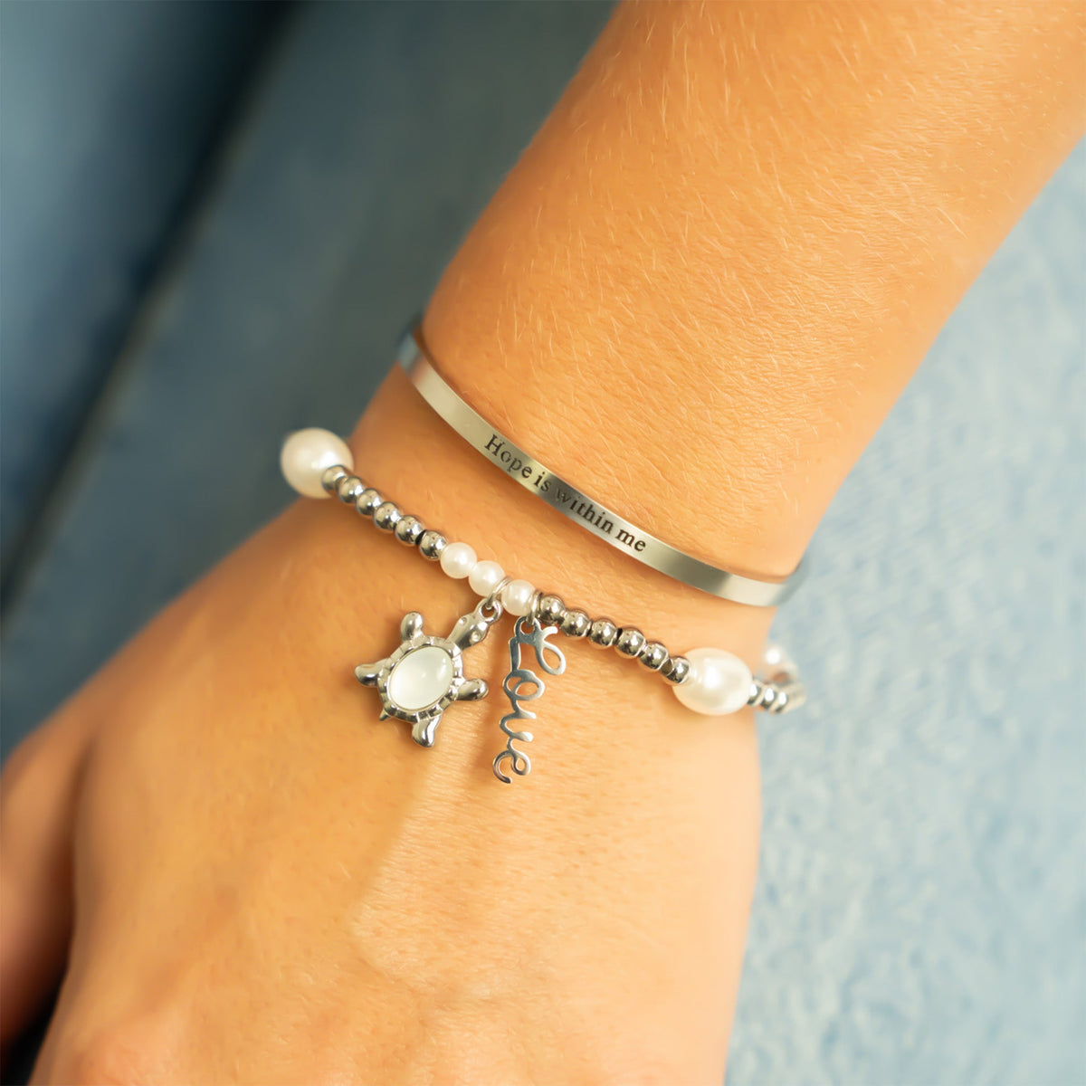 Glass Pearl Bracelet – product image 7