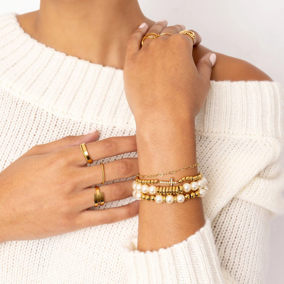 Glass Pearl Bracelet – product image 10