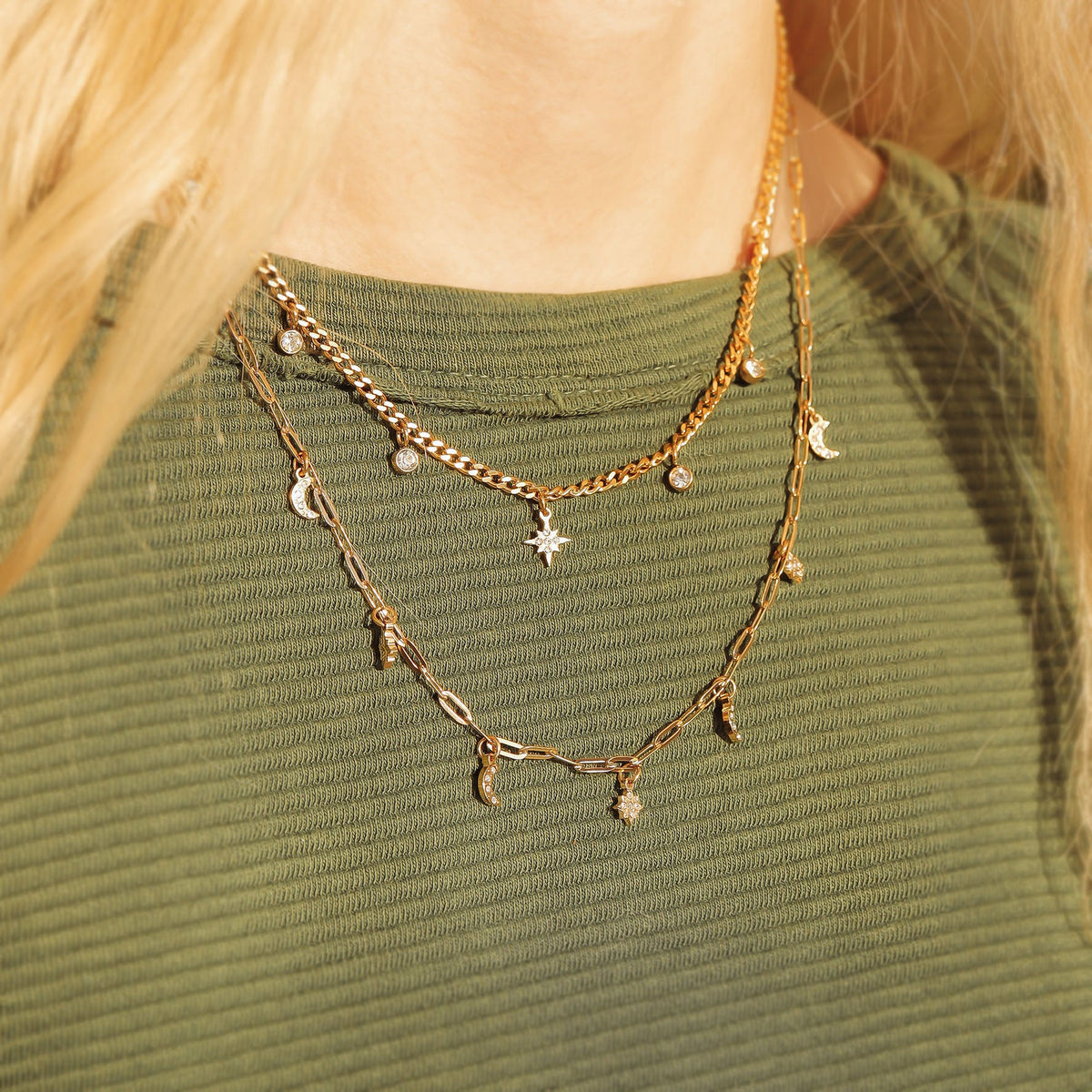 Moon Compass Necklace – product image 2