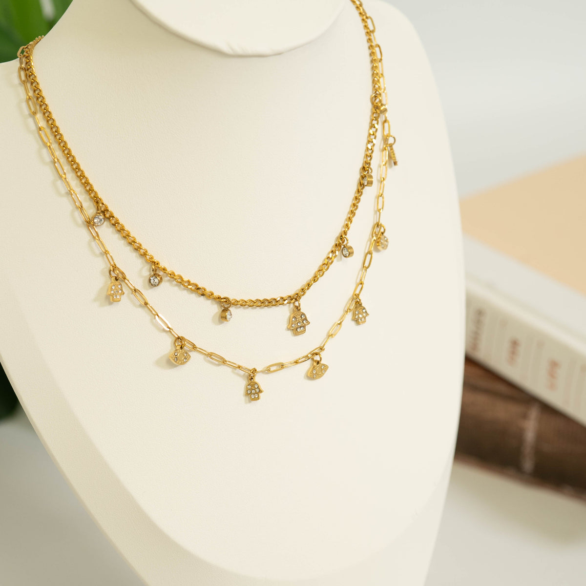 Evil Eye Hamsa Necklace – product image 2
