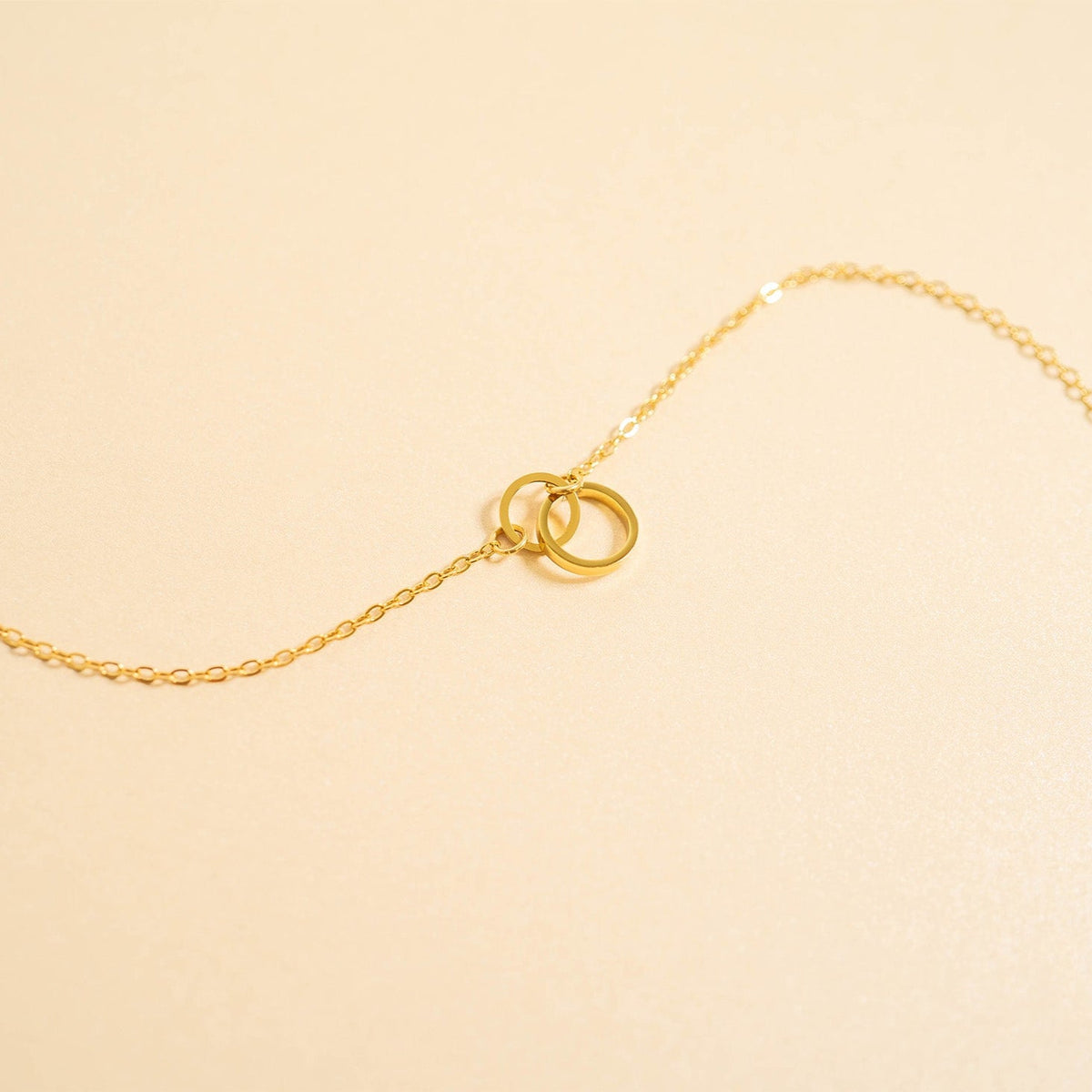 Double Circle Necklace – product image 4