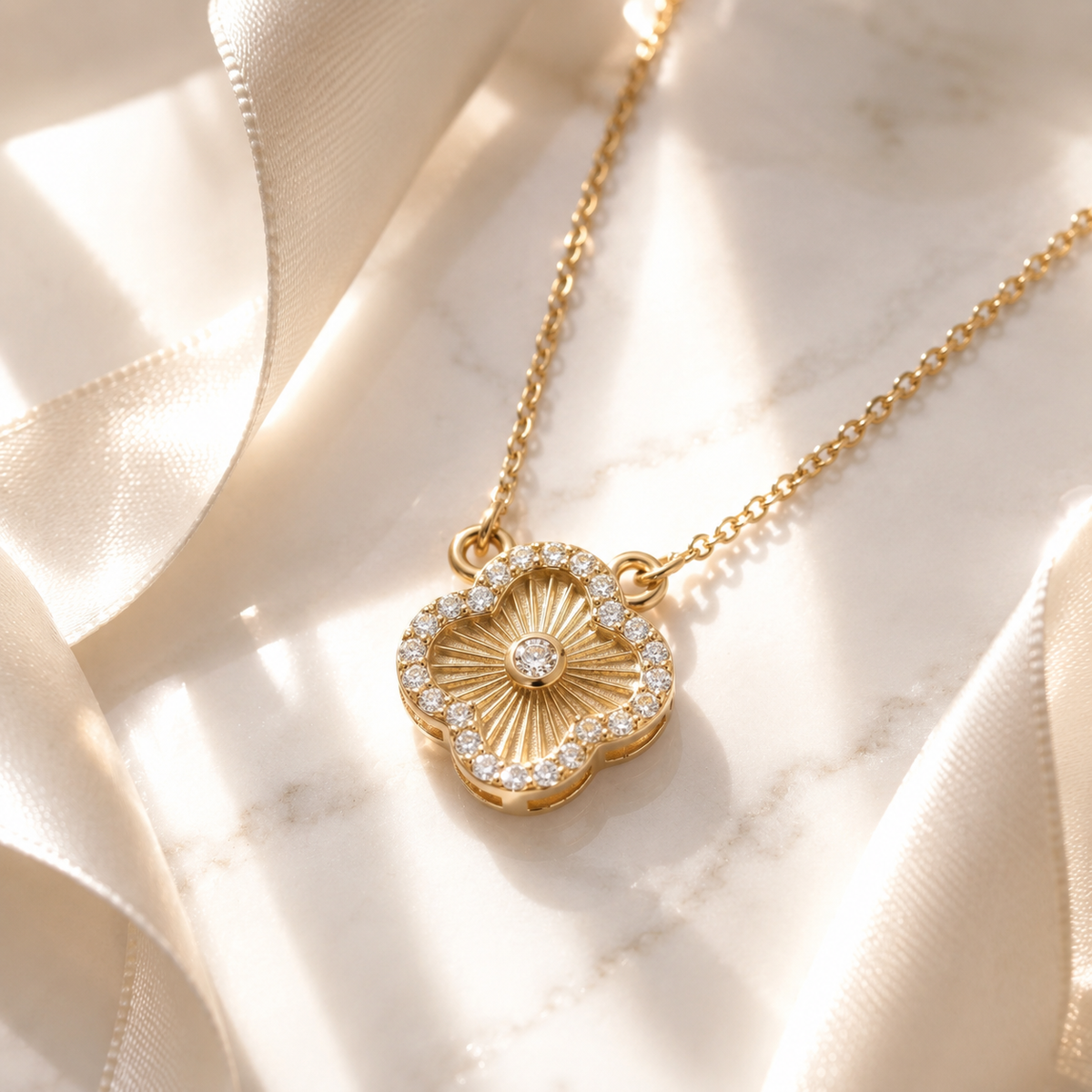 Flower Pendant Necklace – product image 1