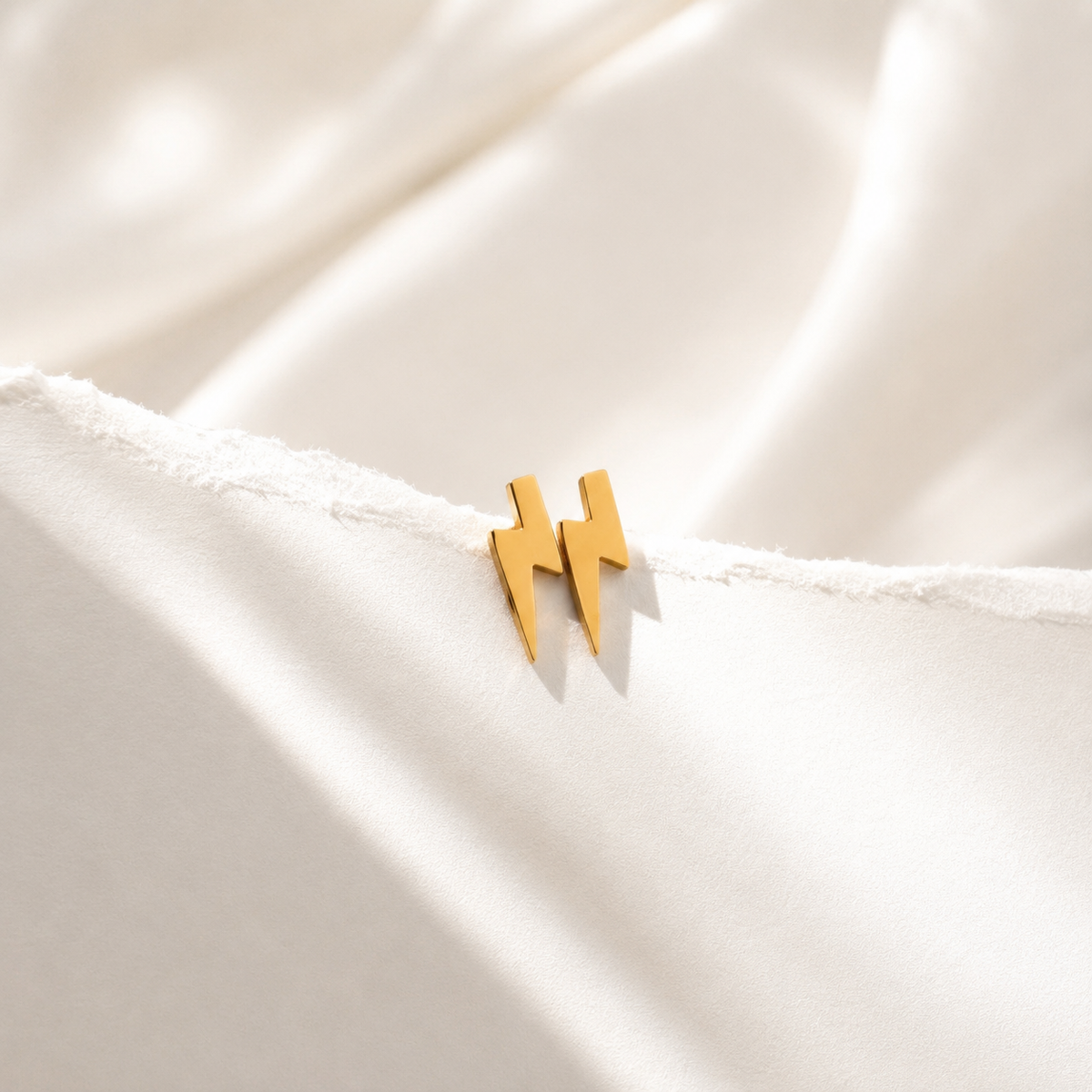 Lightning Bolt Stud Earrings – product image 1