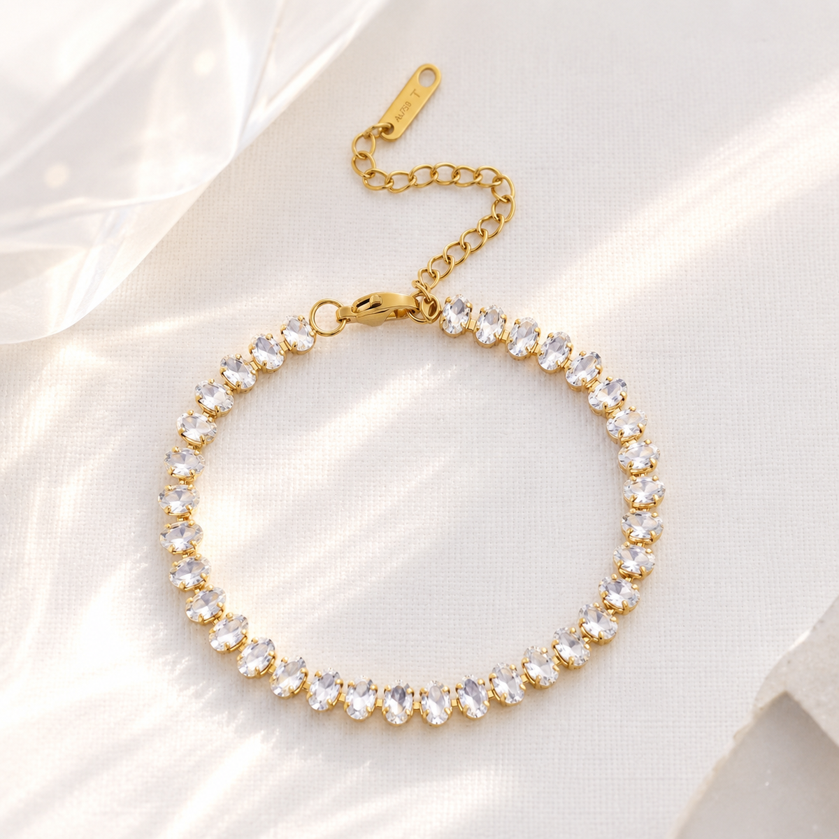 Oval Tennis Bracelet – product image 1