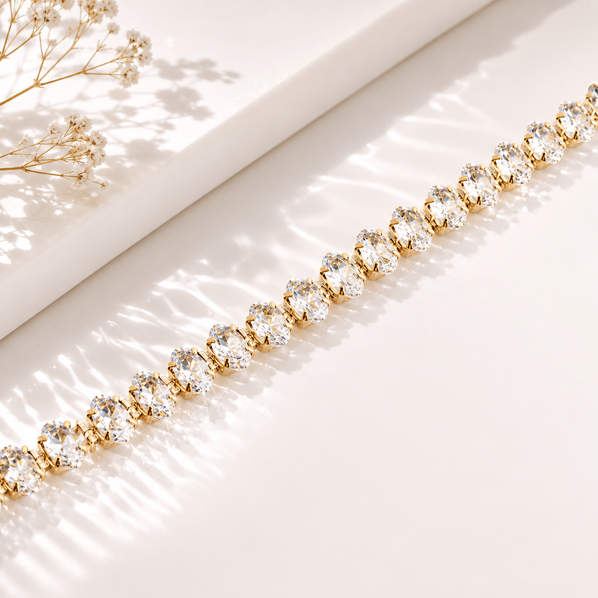 Oval Tennis Bracelet – product image 3