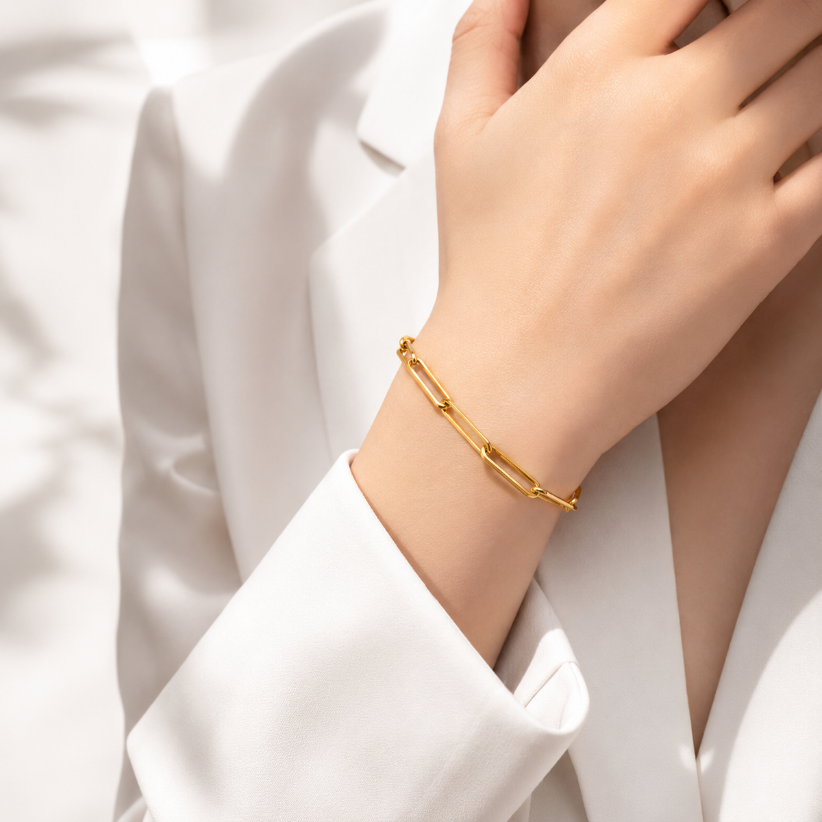 Paperclip Chain Bracelet – product image 2