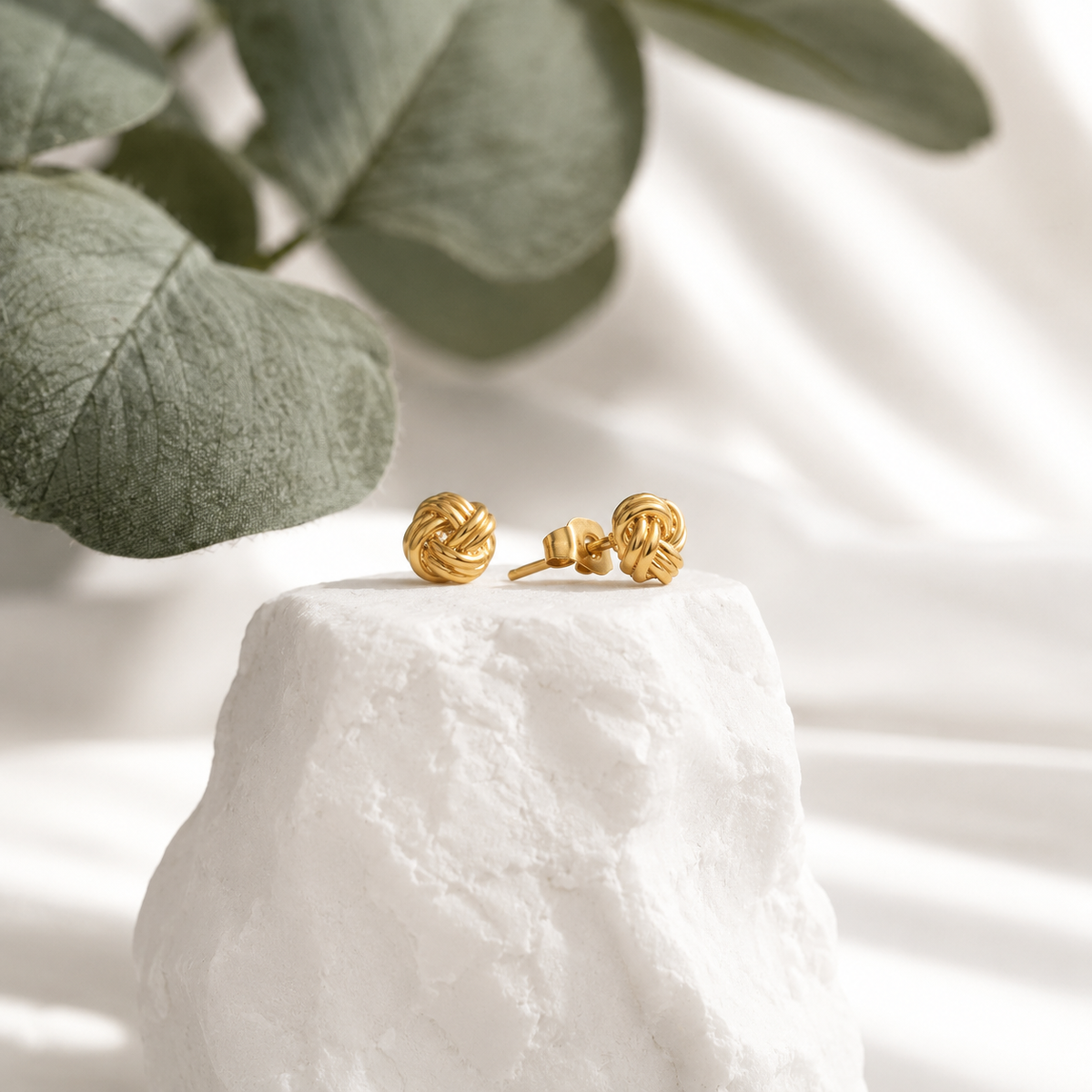 Knot Stud Earrings – product image 5