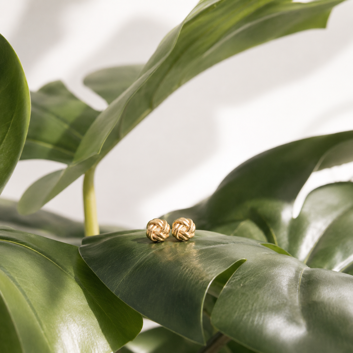 Knot Stud Earrings – product image 3
