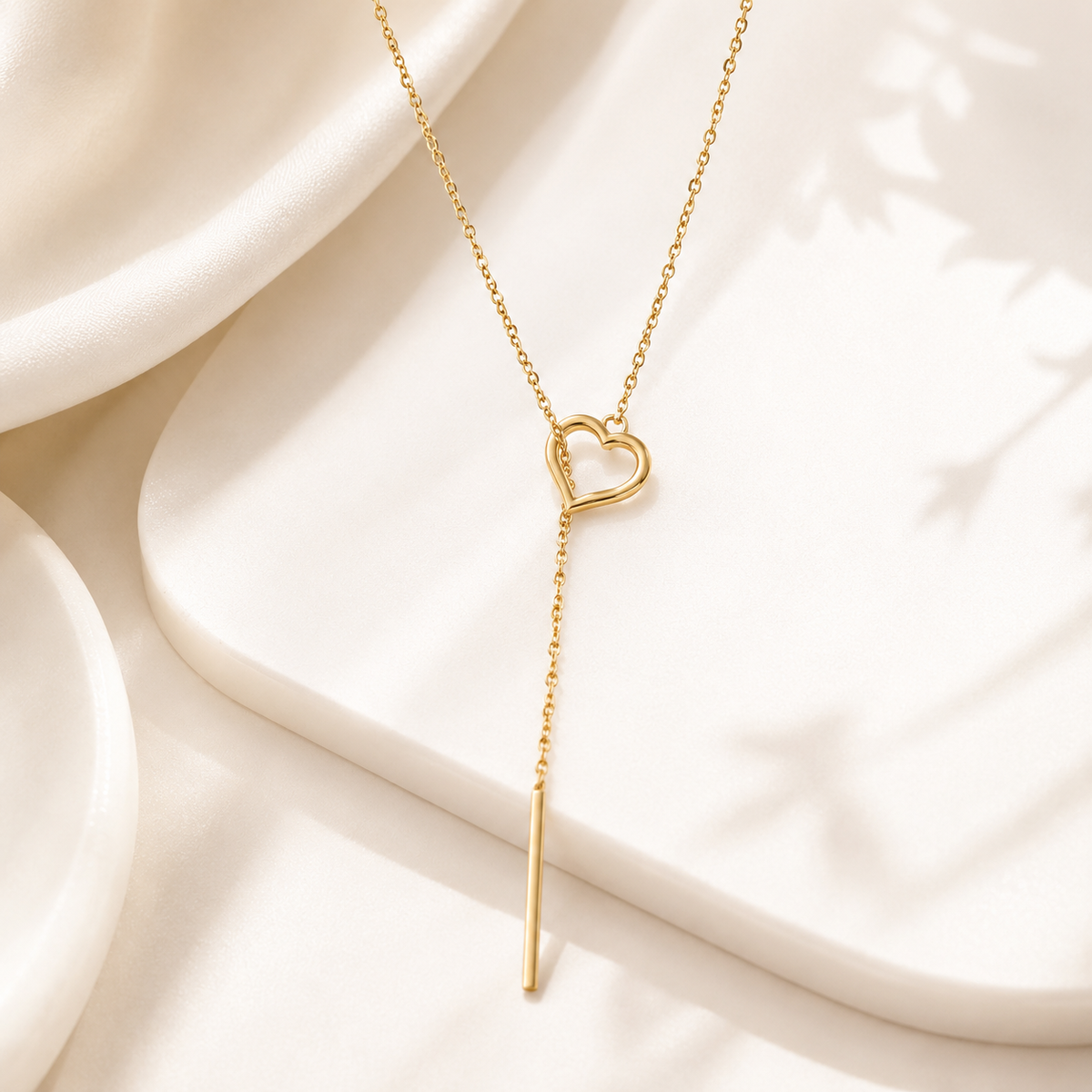 Heart Lariat Necklace – product image 1