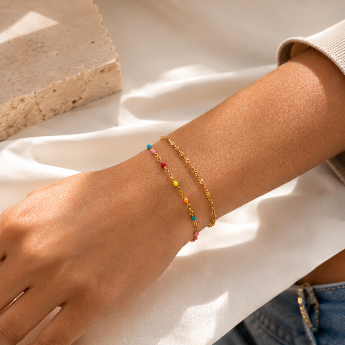 Multi Color Confetti Bracelet – product image 4