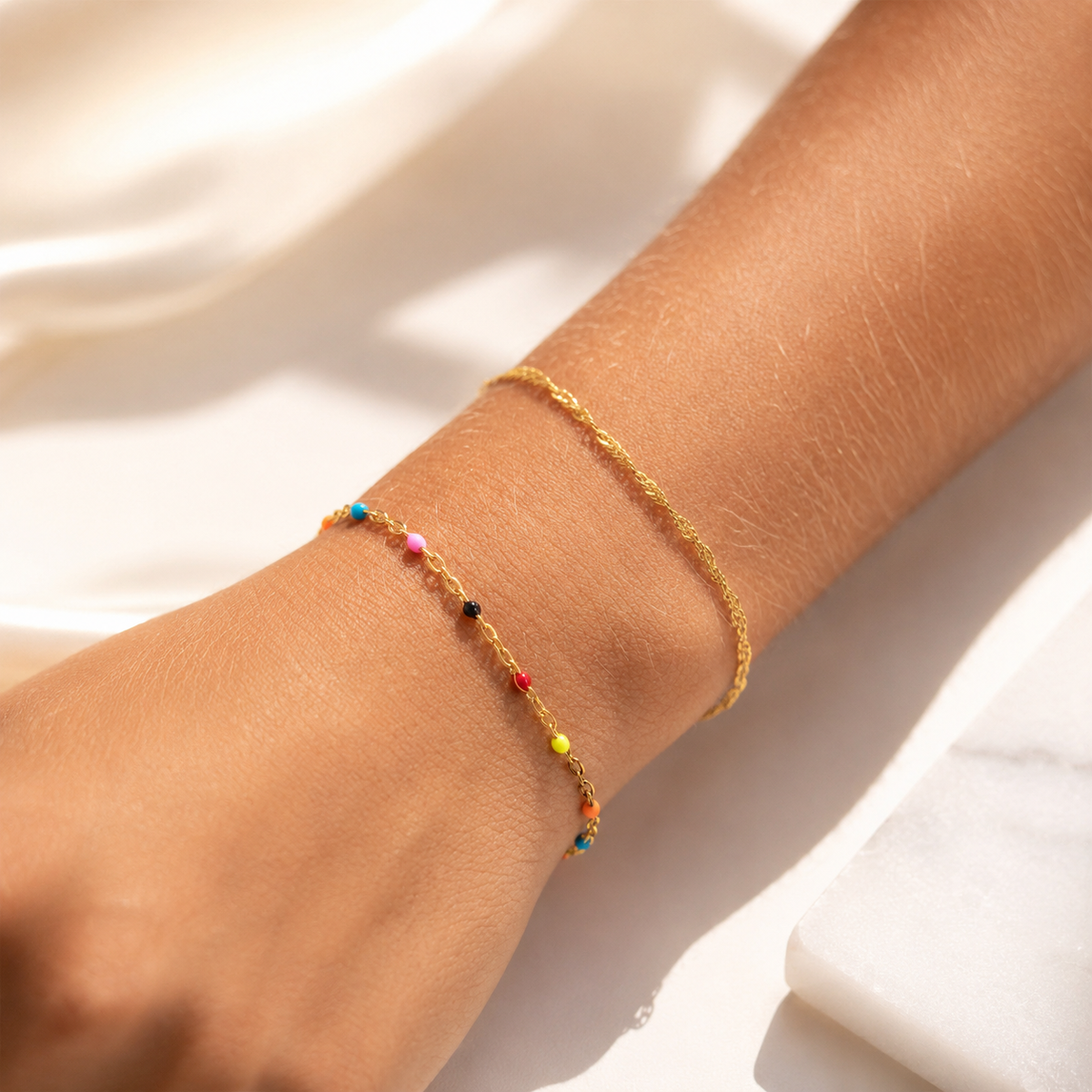 Multi Color Confetti Bracelet – product image 3