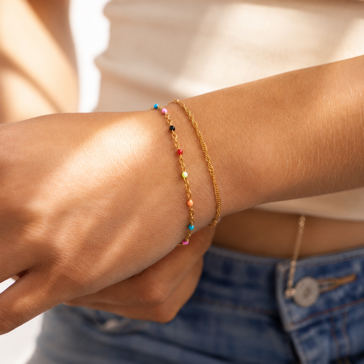 Multi Color Confetti Bracelet – product image 2