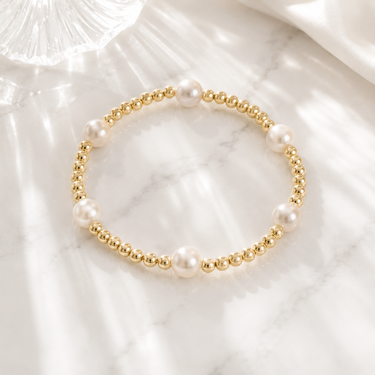 Kiska Glass Pearl Bracelet – product image 1