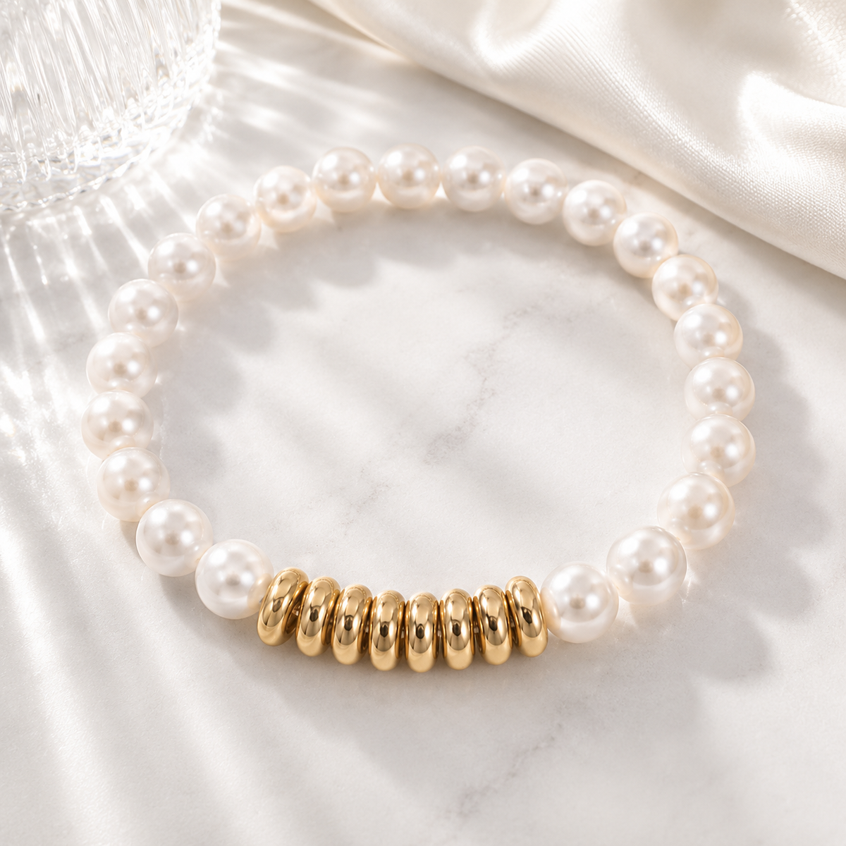 Glass Pearl Bracelet – product image 1