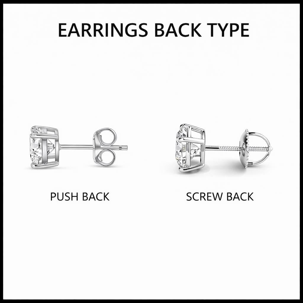 Emerald Cut Lab Diamond Stud Earrings – product image 8